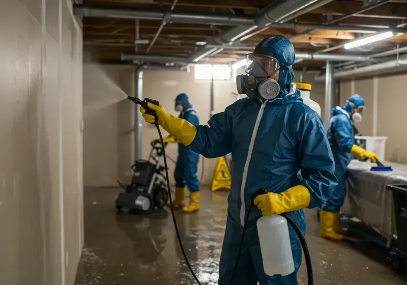 Basement Sanitization and Antimicrobial Treatment process in Luna County, NM